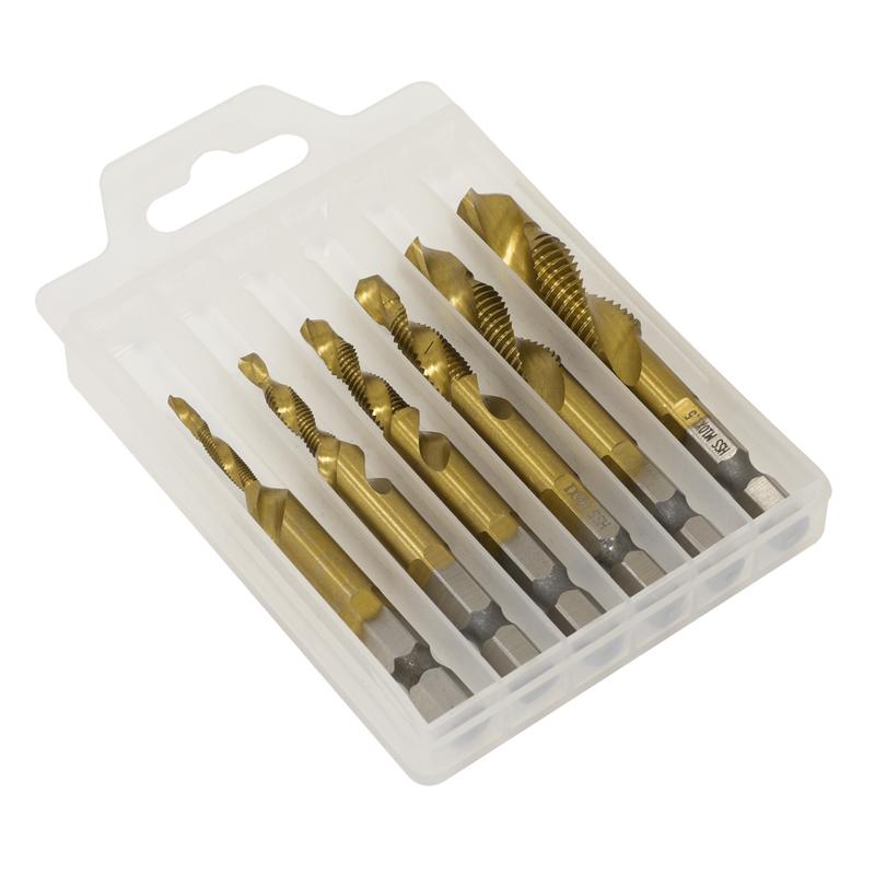 SEALEY AK3025 Combination Drill & Tap Bit Set 6pc