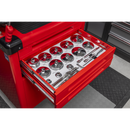 Sealey AK470DX Mobile Multifunction Oil Station with 61pc Tool Set