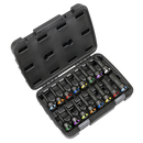 SEALEY AK56005 Premier Hex & TRX-Star* Impact Socket Bit Set 1/2"Sq Drive 16pc