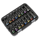 SEALEY AK56005 Premier Hex & TRX-Star* Impact Socket Bit Set 1/2"Sq Drive 16pc