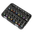 SEALEY AK56005 Premier Hex & TRX-Star* Impact Socket Bit Set 1/2"Sq Drive 16pc