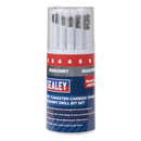 Sealey AK5702 Tungsten Carbide Tipped Masonry Drill Bit Set 11pc