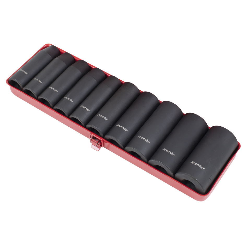 Sealey AK58/11M Premier Deep Impact Socket Set 1/2"Sq Drive 10pc