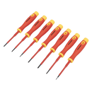 Sealey AK61201 Premier Precision Screwdriver Set 7pc - VDE Approved