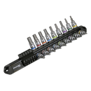 SEALEY AK6252 Premier Platinum Series Hex & TRX-Star* Socket Bit Set 3/8"Sq Drive 18pc