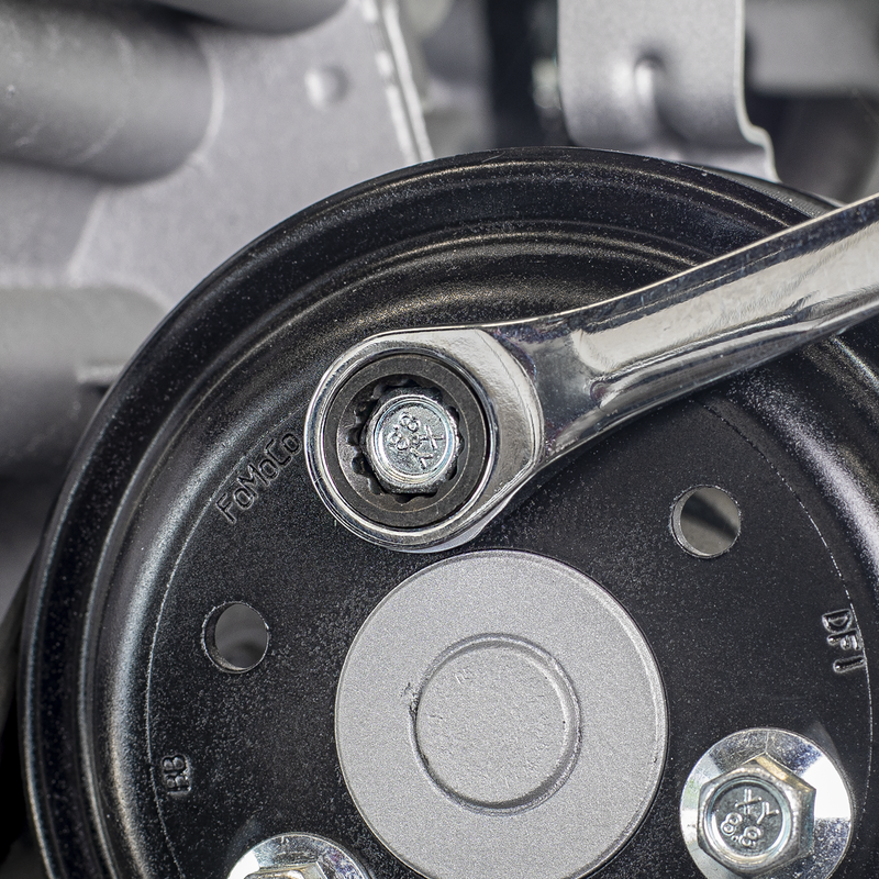 SEALEY AK63190 Premier Extra-Long Double Ring Ratchet/Fixed Spanner Set 13pc