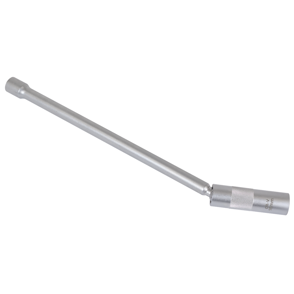 Sealey AK6576 Spark Plug Socket with Universal Joint & Extension 3/8"Sq Drive 12-Point 16mm