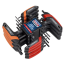 Sealey AK7149 Premier Metric/Imperial T-Handle Hex Key Set 14pc