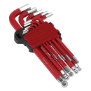 Sealey AK71640 Premier Long Ball-End Hex Key Set 11pc