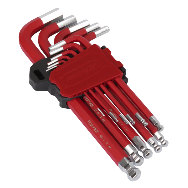 Sealey AK71640 Premier Long Ball-End Hex Key Set 11pc
