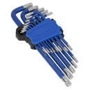 Sealey AK71650 Premier Long Anti-Slip TRX-Star* Key Set 13pc