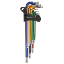 Sealey AK7194 9pc Anti-Slip Extra-Long TRX-Star* Key Set