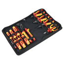 Sealey AK83463 Screwdriver, Pliers & Scissor Set 12pc - VDE Approved