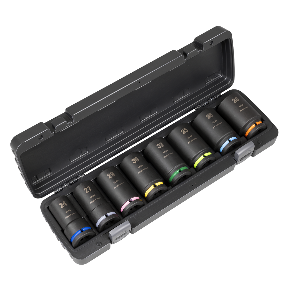 Sealey AK8891M Premier Deep Impact Socket Set 3/4"Sq Drive 8pc