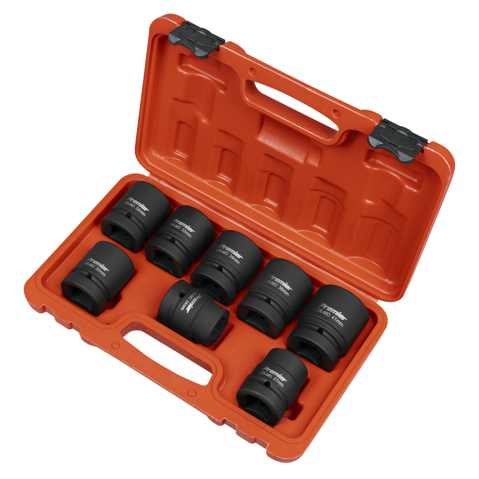 Sealey AK889M Premier Impact Socket Set 1"Sq Drive 8pc