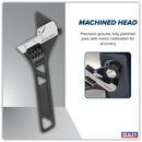 SEALEY AK9568 Premier Low Profile Jaw Adjustable Wrench 140mm