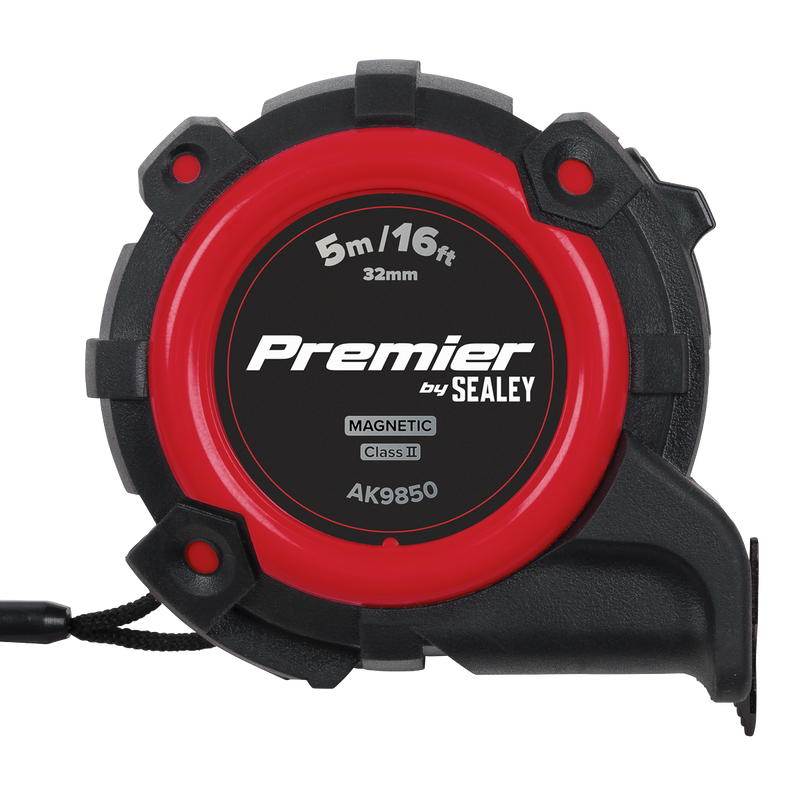 Sealey AK9850 Premier Metric/Imperial Tape Measure Extra-Wide Blade 5m(16ft) x 32mm