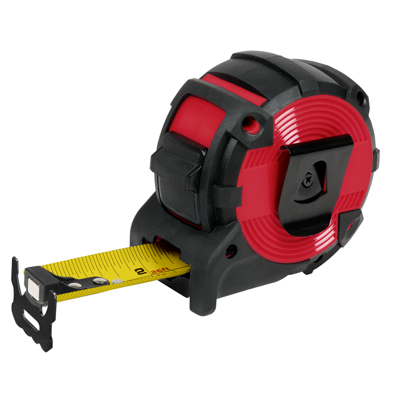 Sealey AK9851 Premier Metric/Imperial Tape Measure Extra-Wide Blade 8m(26ft) x 32mm
