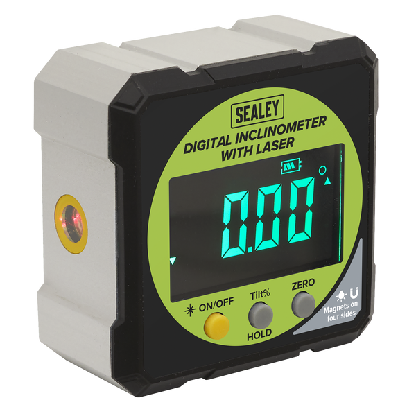 Sealey AK9991 Inclinometer Digital with Laser