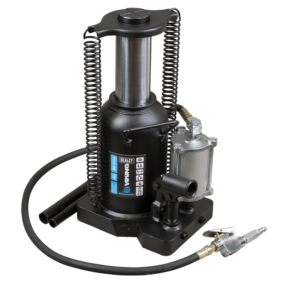 Sealey AM30S Viking Manual/Air Hydraulic Bottle Jack 30 Tonne