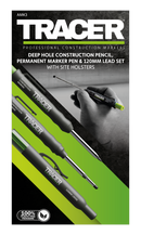TRACER AMK3  Complete Marking Kit w/ Double-Tipped Marker Pen, Deep Hole Construction Pencil, Replacement Lead set & Site Holsters