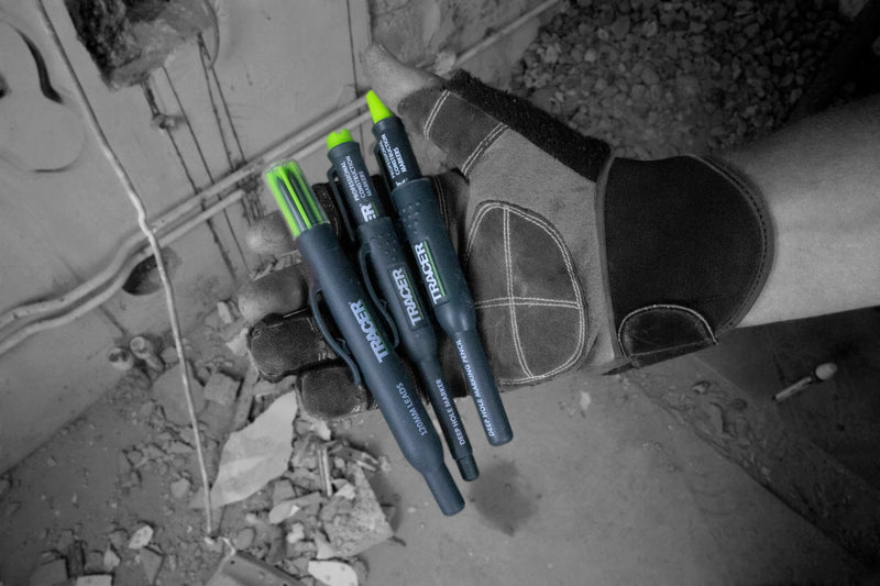 TRACER AMK3  Complete Marking Kit w/ Double-Tipped Marker Pen, Deep Hole Construction Pencil, Replacement Lead set & Site Holsters