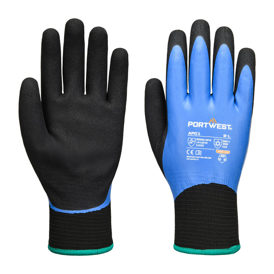 Portwest Cold 13 Latex Aqua Glove