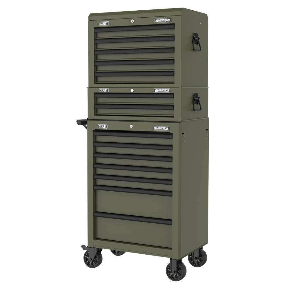 Sealey AP26479TK Superline PRO® Heavy-Duty Rollcab 7 Drawer - Khaki