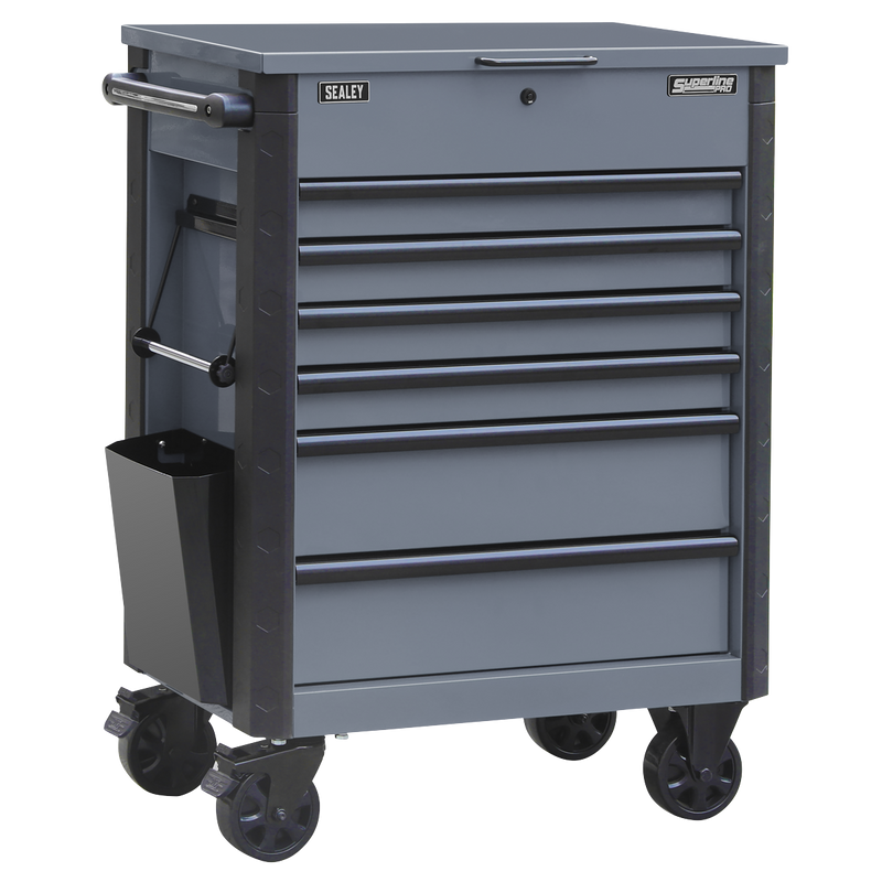 SEALEY AP266G Superline Pro¨ Tool Trolley 6 Drawer - Grey