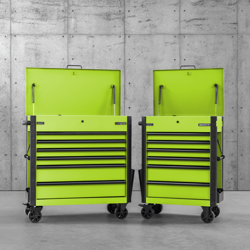 SEALEY AP266HV Superline Pro¨ Tool Trolley 6 Drawer - Green