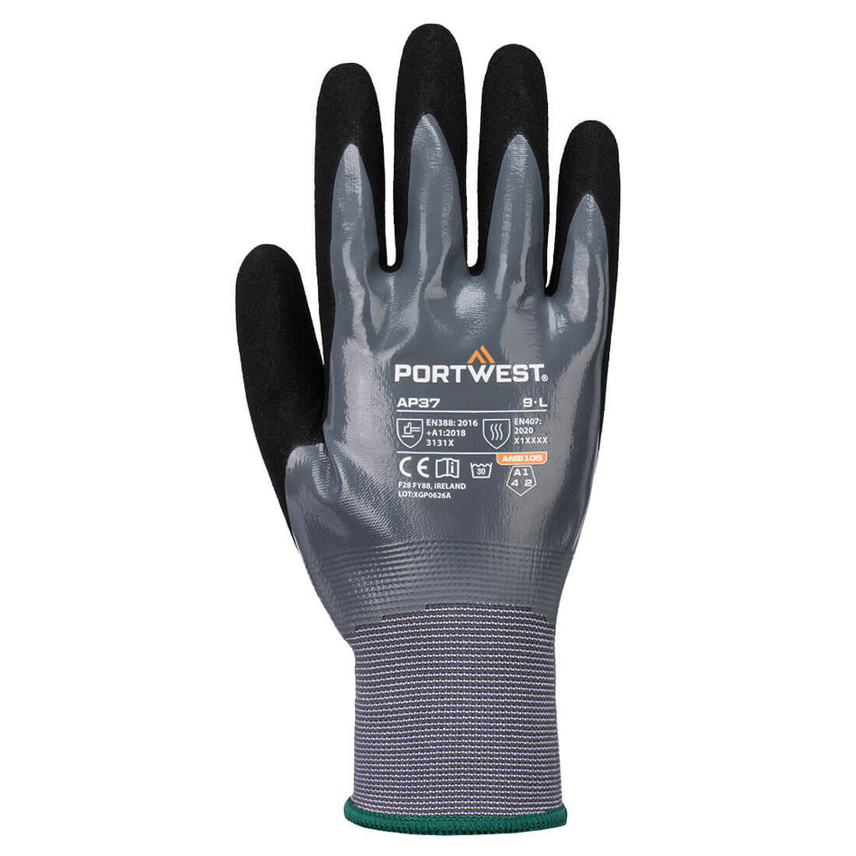 Portwest Grip 15 Nitrile Foam Touch Screen Glove