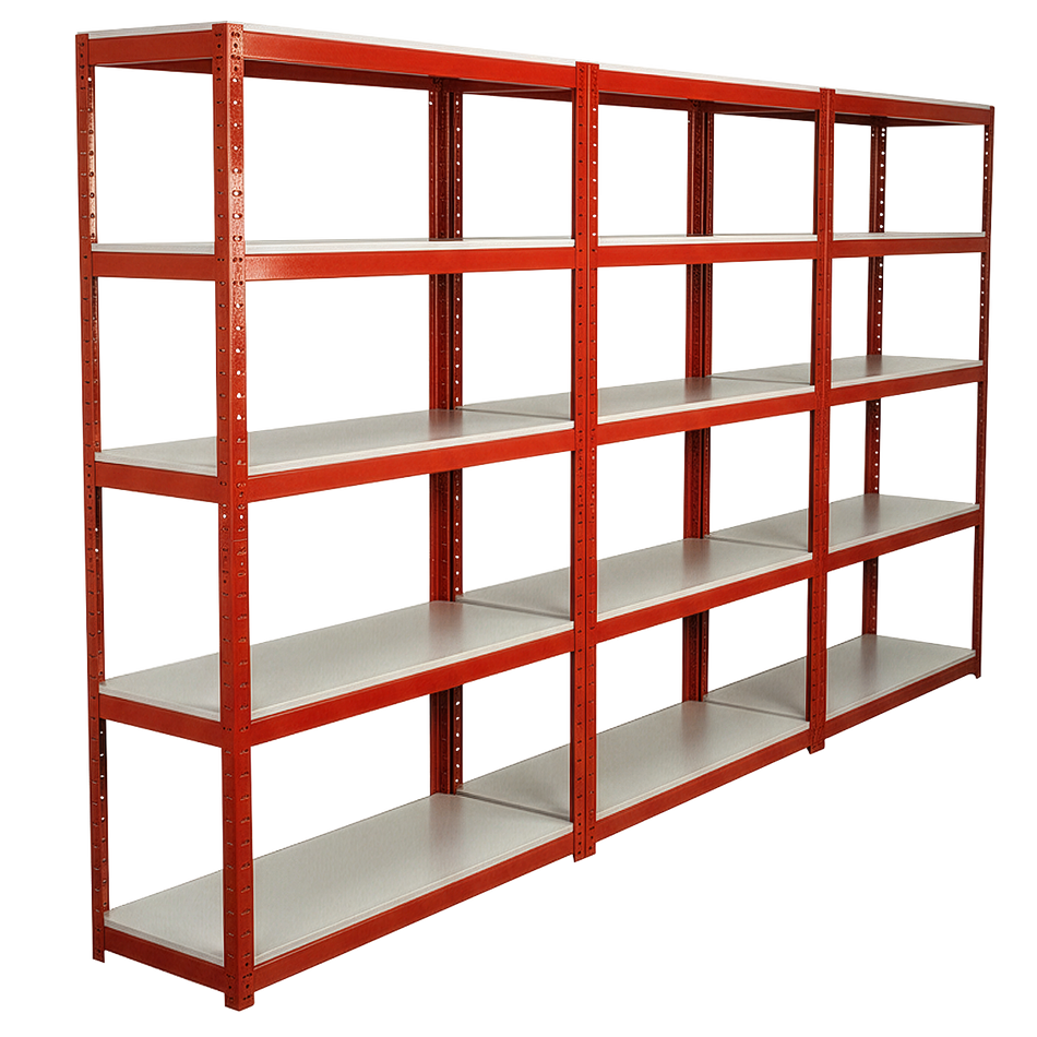 Sealey AP6500COMBO1 Racking Unit with 5 Shelves 500kg Capacity Per Level - Set of 3