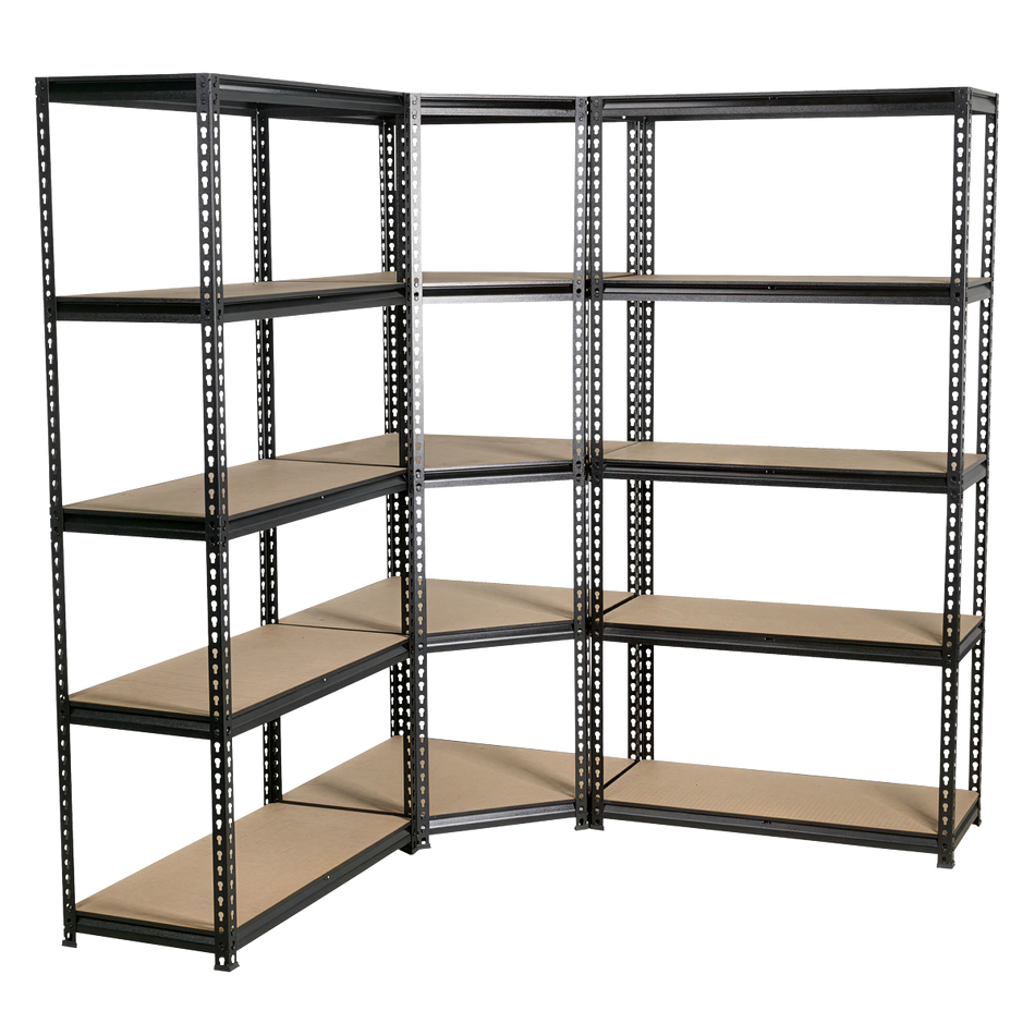 Sealey AP7150COMBO1 Corner Racking Unit with 5 Shelves