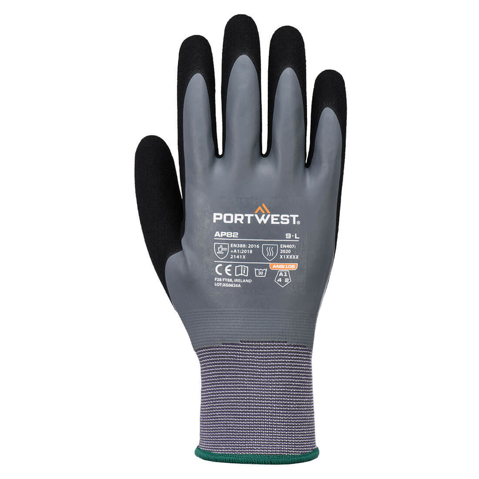 Portwest Grip 15 Latex Foam Touch Screen Glove