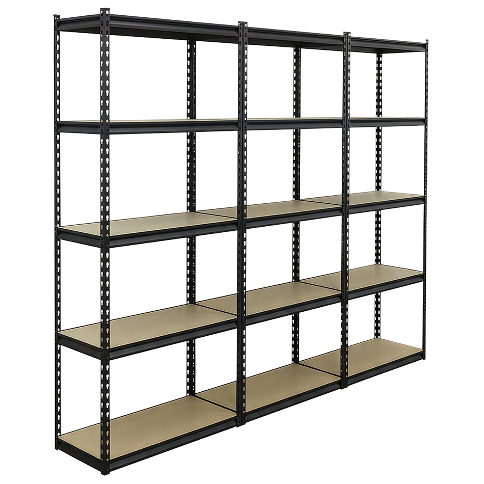 Sealey AP900RCOMBO1 Racking Unit with 5 Shelves 340kg Capacity Per Level - Set of 3