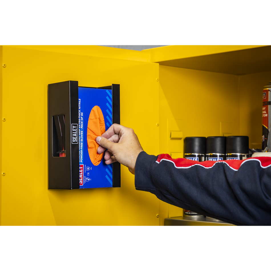 Sealey APGDB Magnetic Glove Dispenser - Black