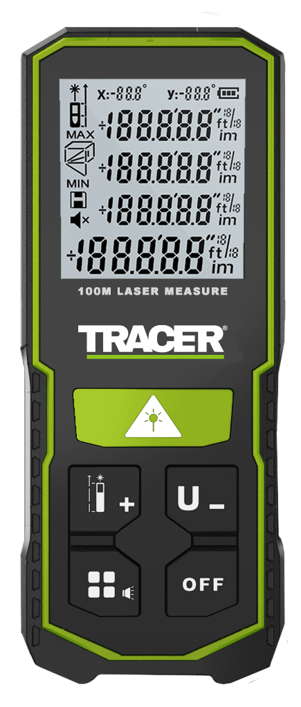 TRACER ALM100 100m (328ft) Laser Measure