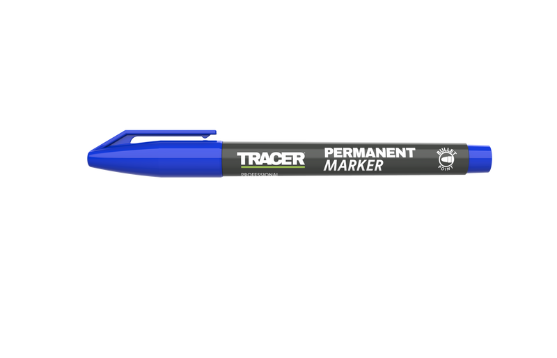 TRACER APMK1 4pc Pack of Permanent Markers - 2x Black, 1x Red & 1x Blue