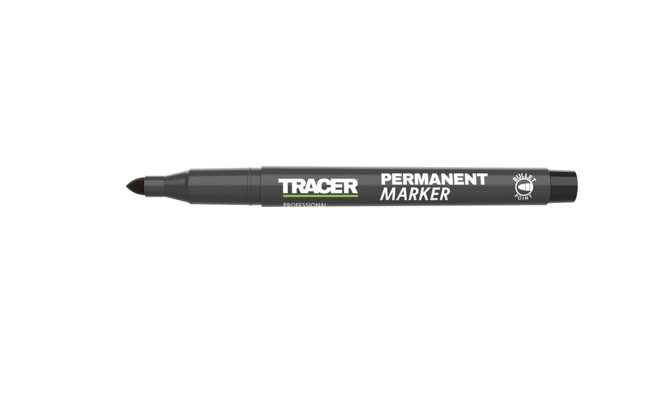 TRACER APMK1 4pc Pack of Permanent Markers - 2x Black, 1x Red & 1x Blue
