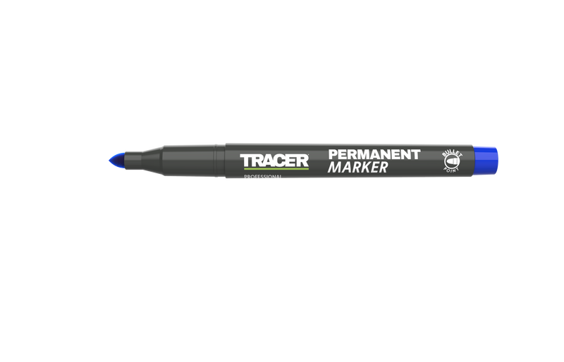 TRACER APMK1 4pc Pack of Permanent Markers - 2x Black, 1x Red & 1x Blue