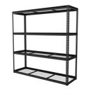 Sealey APMR1 Heavy-Duty Modular Racking Unit with 4 Mesh Shelves 300kg Capacity Per Level 1820mm