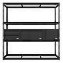 Sealey APMRCOMBO1 Heavy-Duty Modular Racking Kit with 3 Storage Units