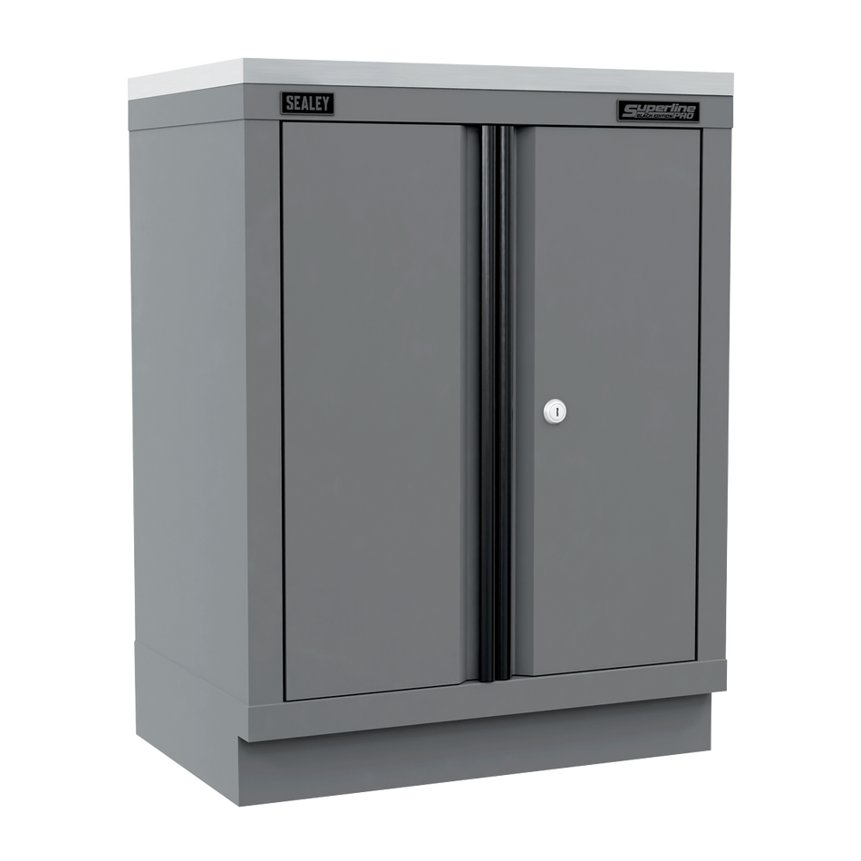Sealey APMS33BE Superline PRO® Black Edition Modular Floor Cabinet 2 Door 680mm