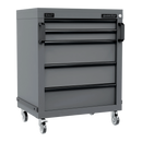 Sealey APMS34BE Superline PRO® Black Edition Modular Mobile Cabinet 5 Drawer 650mm