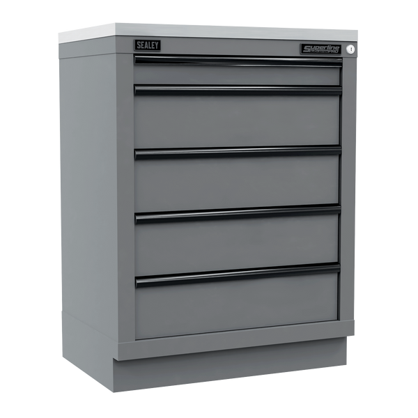Sealey APMS35BE Superline PRO® Modular Cabinet 5 Drawer 680mm