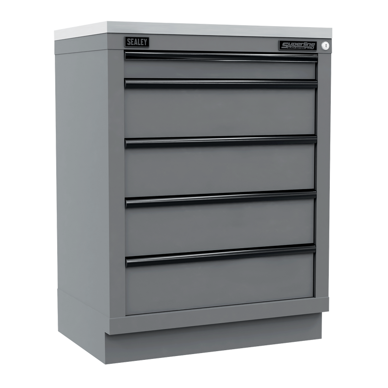 Sealey APMS35BE Superline PRO® Modular Cabinet 5 Drawer 680mm