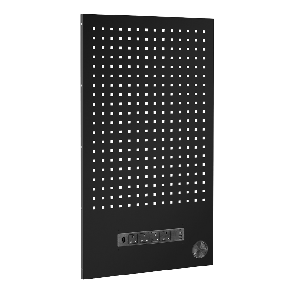 Sealey APMS3BEBP Superline PRO® Black Edition Modular Back Panel with Power Bar 600mm