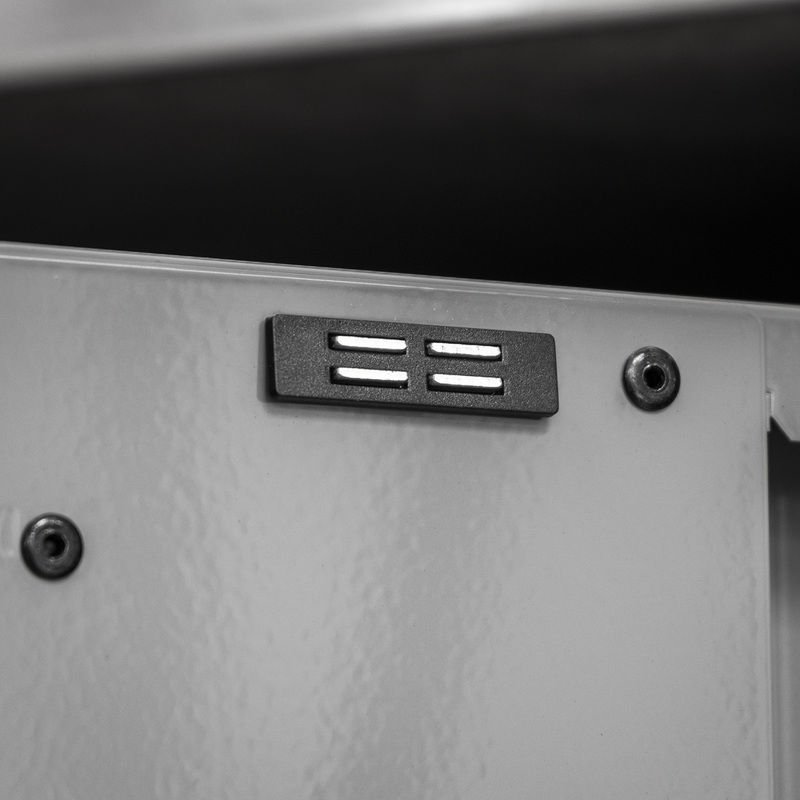 SEALEY APMSBESTACK04WW Superline PRO¨ Black Edition Storage System with Rubber Wood Worktop 2.04m