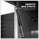 SEALEY APMSBESTACK04WW Superline PRO¨ Black Edition Storage System with Rubber Wood Worktop 2.04m