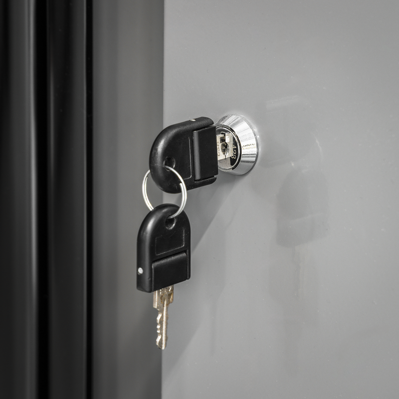 SEALEY APMSBESTACK04WW Superline PRO¨ Black Edition Storage System with Rubber Wood Worktop 2.04m